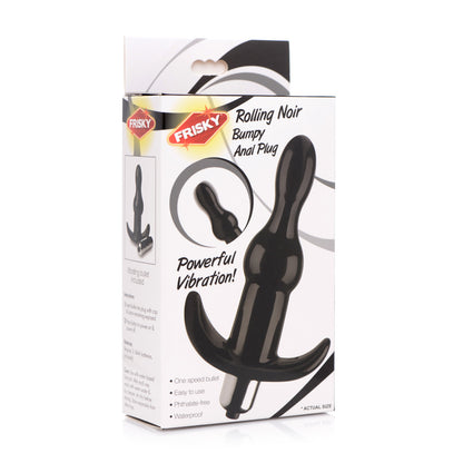 Frisky Rolling Noir Bumpy Anal Plug | 848518035165 | Available at EroticWarehouse.com