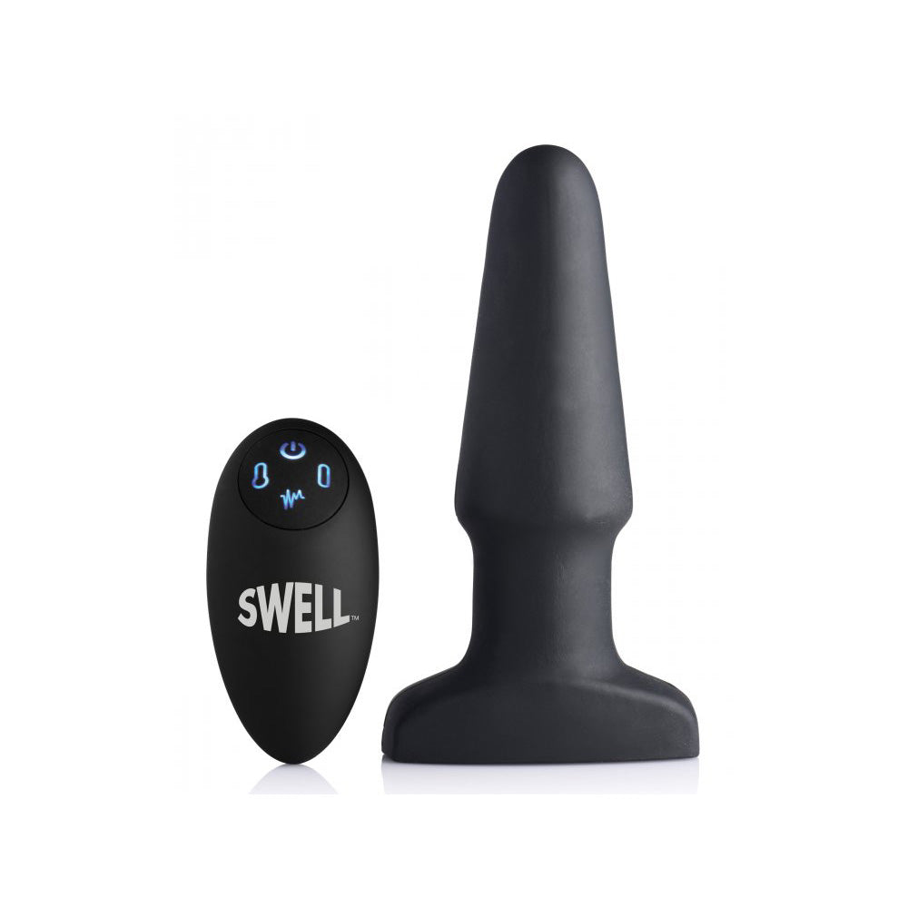 Swell Worlds First Remote Control Inflatable 10X Vibrating Silicone Anal Plug | 848518035240 | Available at EroticWarehouse.com