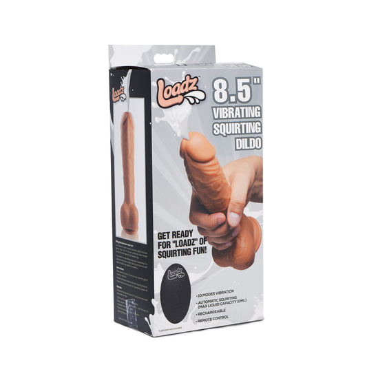 Loadz 8.5" Squirting Dildo Medium | 848518035332 | Available at EroticWarehouse.com
