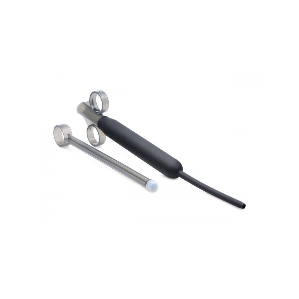 Cleanstream Deep Shot Silicone Ribbed Lube Launcher | 848518035400 | Available at EroticWarehouse.com