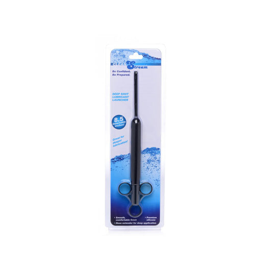 Cleanstream Deep Shot Silicone Ribbed Lube Launcher | 848518035400 | Available at EroticWarehouse.com