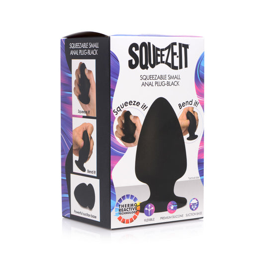 Squeeze-It Squeezable Silicone Anal Plug Small | 848518035462 | Available at EroticWarehouse.com