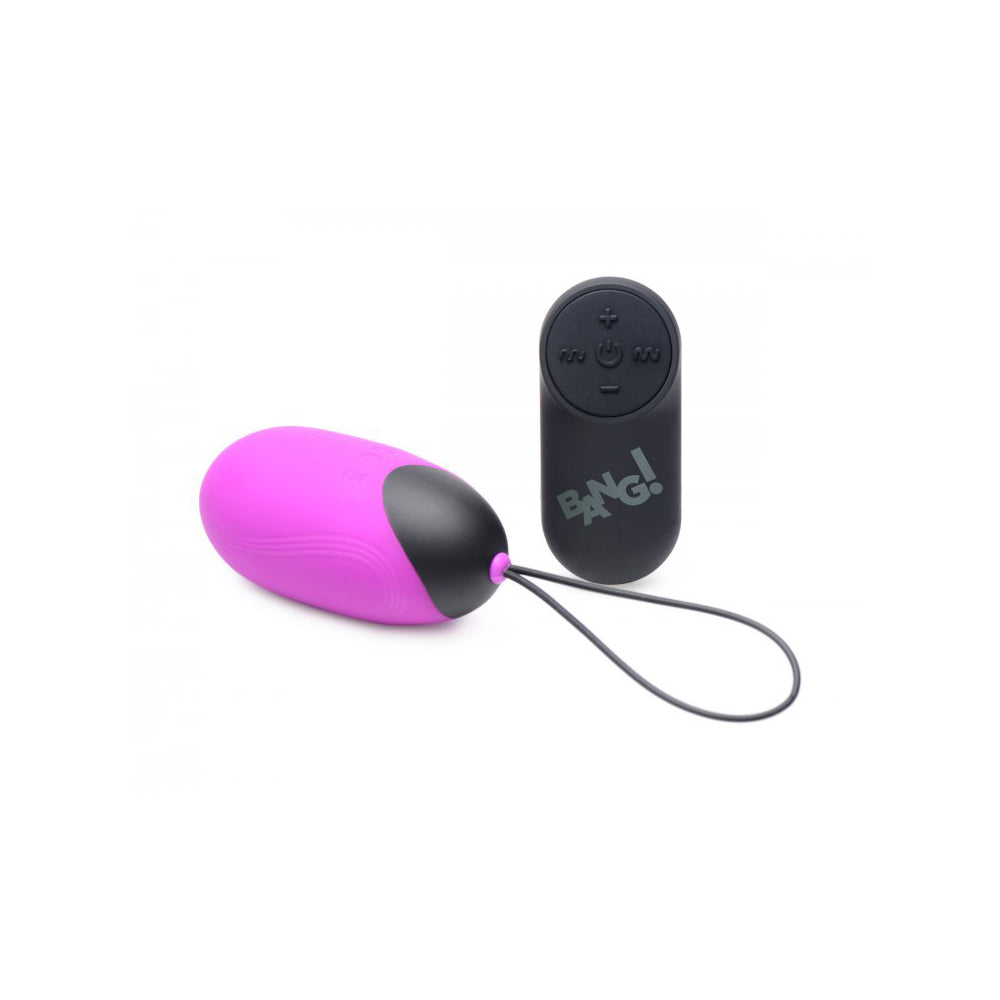 Bang! XL Vibrating Egg Purple | 848518035592 | Available at EroticWarehouse.com