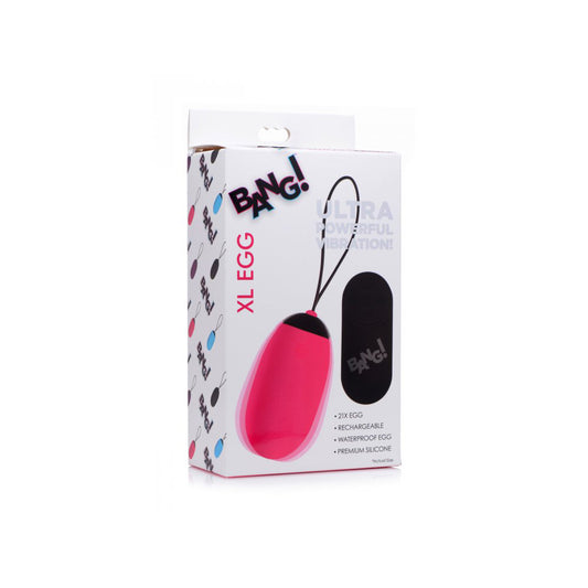 Bang! XL Vibrating Egg Pink | 848518035608 | Available at EroticWarehouse.com