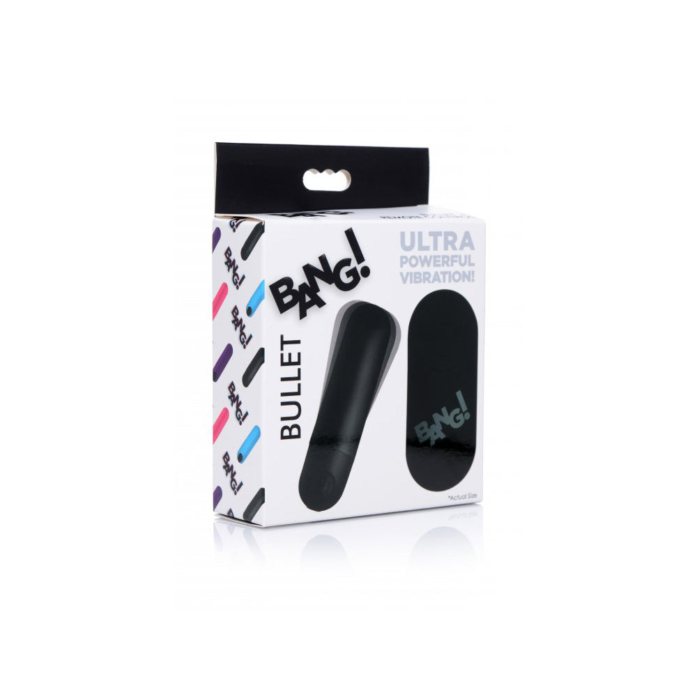 Bang! Vibrating Bullet W/ Remote Control Black | 848518036407 | Available at EroticWarehouse.com