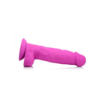 Strap U Power Pecker 7" Silicone Dildo With Balls Pink | 848518036551 | Available at EroticWarehouse.com