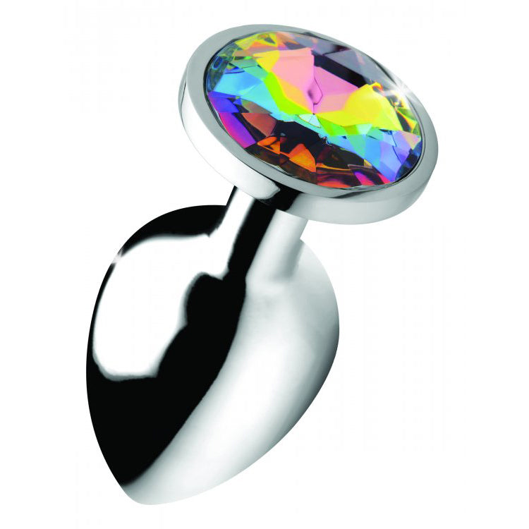 Booty Sparks Rainbow Prism Gem Anal Plug Large | 848518036650 | Available at EroticWarehouse.com