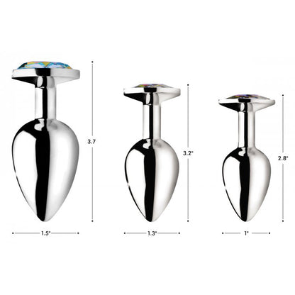 Booty Sparks Rainbow Prism Gem Anal Plug Large | 848518036650 | Available at EroticWarehouse.com