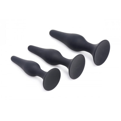 Master Series Triple Spire Tapered Silicone Anal Trainer Set Of 3 | 848518036667 | Available at EroticWarehouse.com