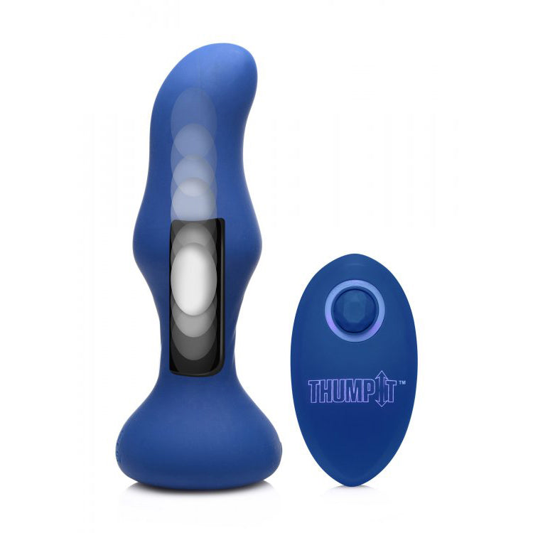 Thump-It Slim Curved Thumping Anal Plug | 848518036698 | Available at EroticWarehouse.com