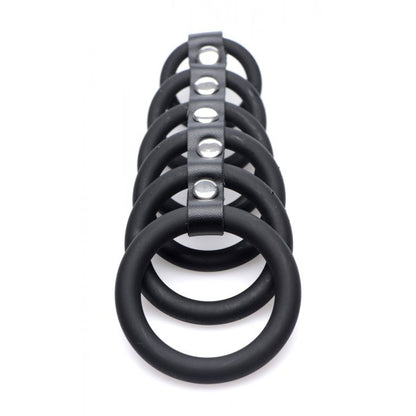 Strict 6 Ring Silicone Chastity Device | 848518037633 | Available at EroticWarehouse.com