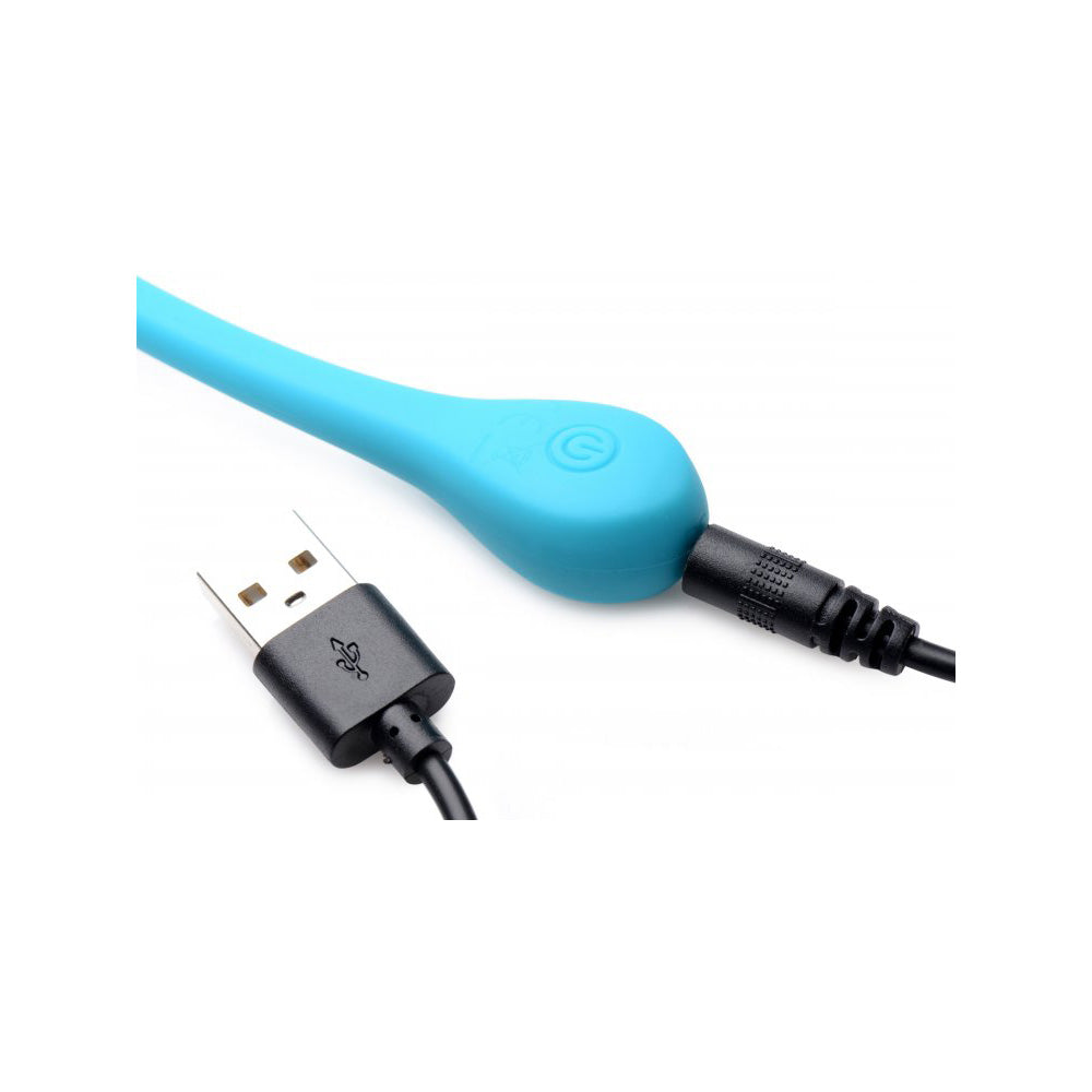 Bang! 28X Plush Egg & Remote Control Blue | 848518040091 | Available at EroticWarehouse.com