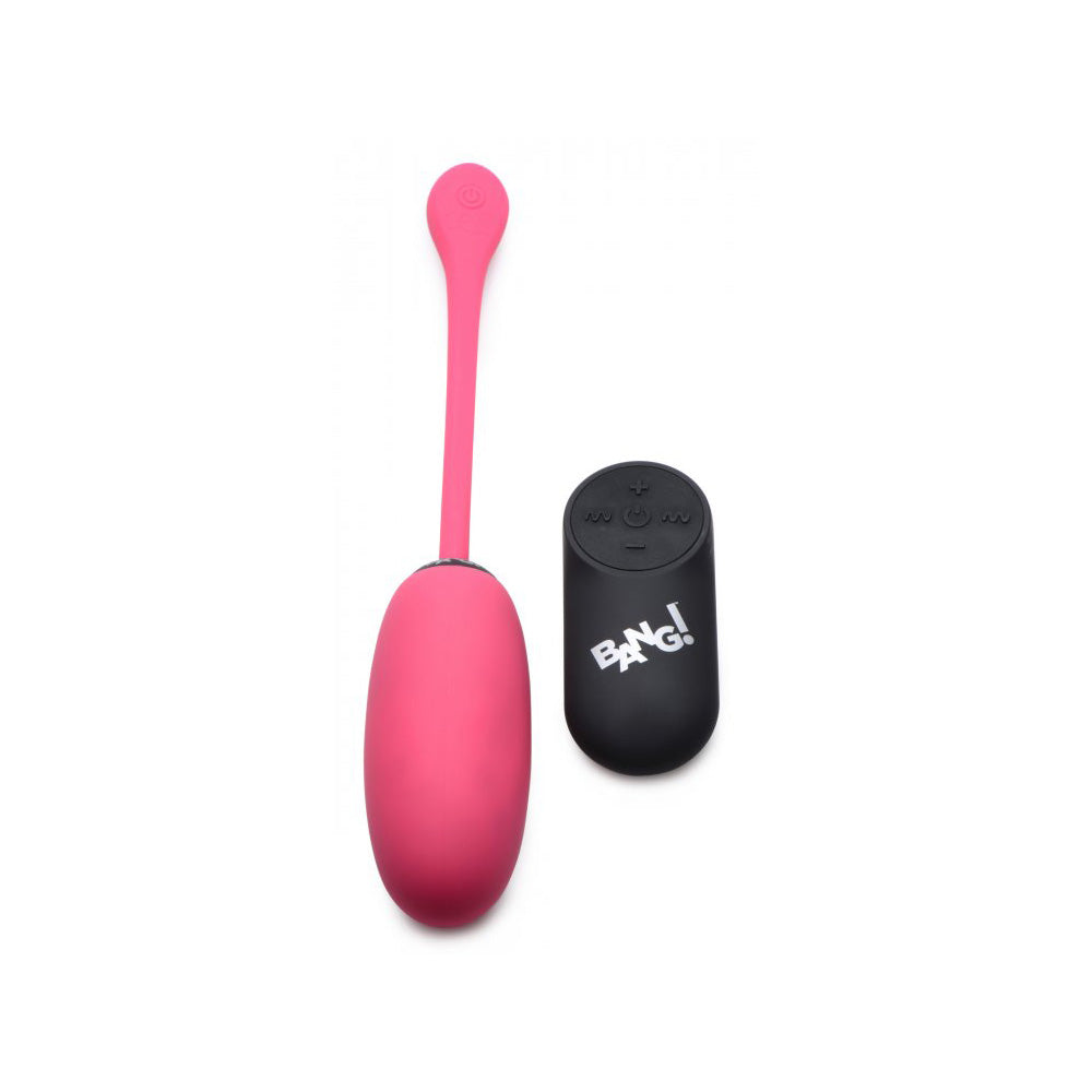 Bang! 28X Plush Egg & Remote Control Pink | 848518040107 | Available at EroticWarehouse.com