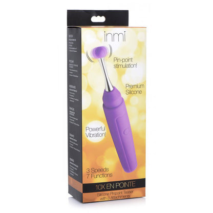 Inmi 10X En Pointe Silicone Pinpoint Teaser With Attachments | 848518041807 | Available at EroticWarehouse.com
