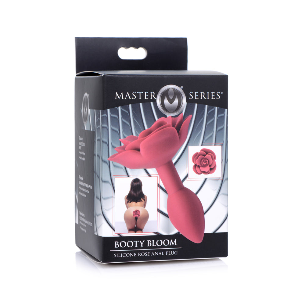 Master Series Booty Bloom Silicone Rose Anal Plug | 848518041814 | Available at EroticWarehouse.com