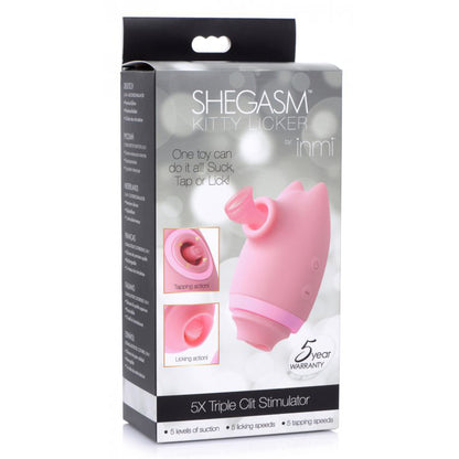 Inmi Kitty Licker 5X 3 In 1 Clit Stimulator | 848518042187 | Available at EroticWarehouse.com