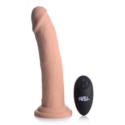 Swell 7X Inflatable And Vibrating Remote Control Silicone Dildo 8.5" | 848518042316 | Available at EroticWarehouse.com