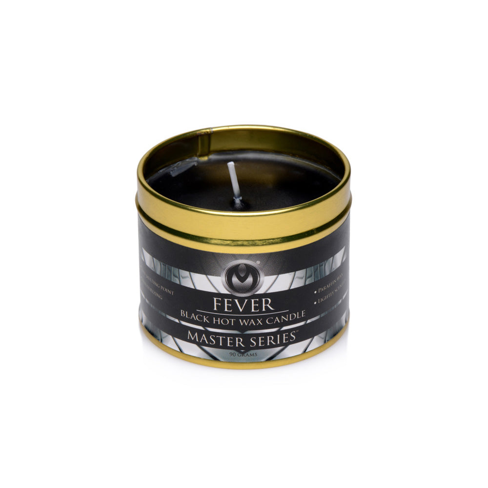 Master Series Fever Black Hot Wax Candle | 848518042415 | Available at EroticWarehouse.com