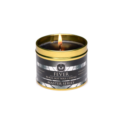 Master Series Fever Black Hot Wax Candle | 848518042415 | Available at EroticWarehouse.com