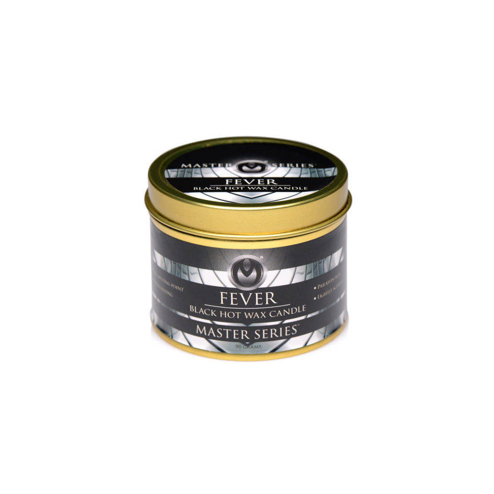 Master Series Fever Black Hot Wax Candle | 848518042415 | Available at EroticWarehouse.com