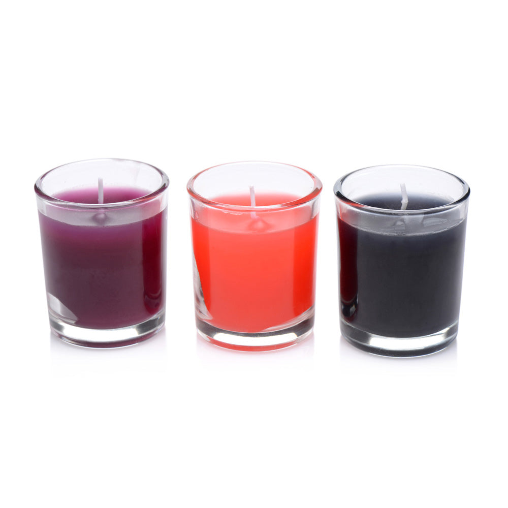 Master Series Flame Drippers Drip Candle Set | 848518042446 | Available at EroticWarehouse.com
