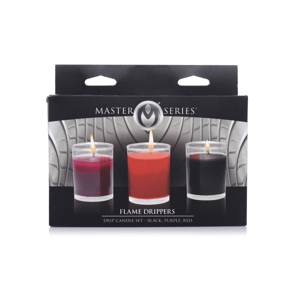 Master Series Flame Drippers Drip Candle Set | 848518042446 | Available at EroticWarehouse.com