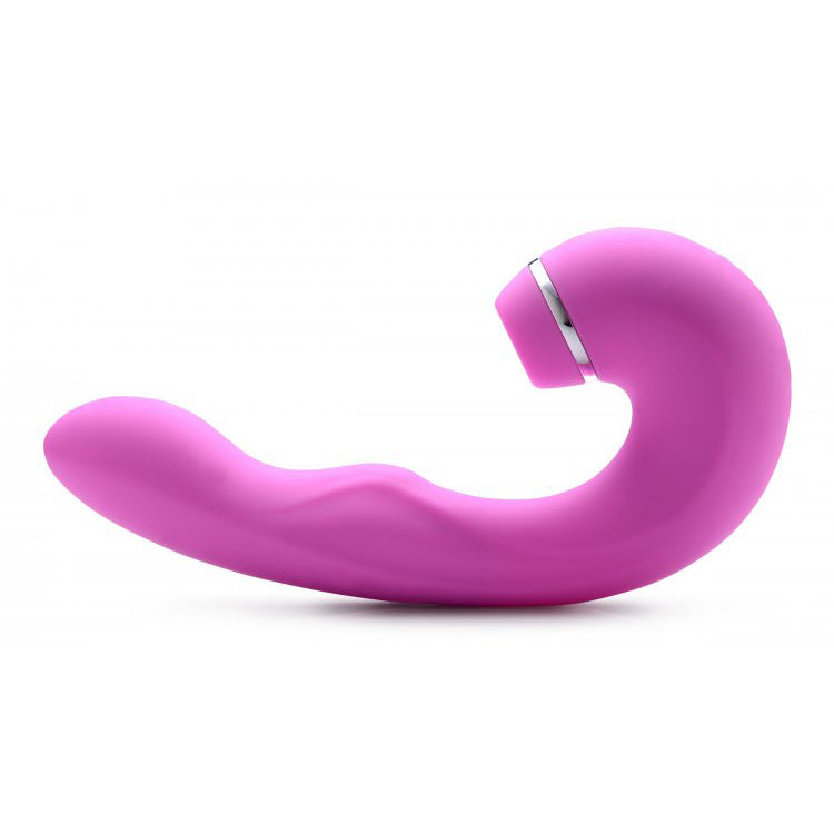 Inmi Shegasm 5 Star Tapping G-Spot Vibe W/ Suction Pink | 848518042774 | Available at EroticWarehouse.com