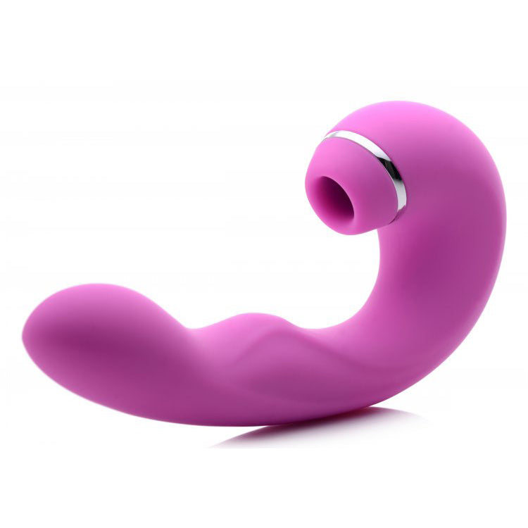 Inmi Shegasm 5 Star Tapping G-Spot Vibe W/ Suction Pink | 848518042774 | Available at EroticWarehouse.com