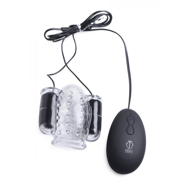 Trinity 4 Men 20X Deluxe Dual Vibrating Head Teaser | 848518043054 | Available at EroticWarehouse.com