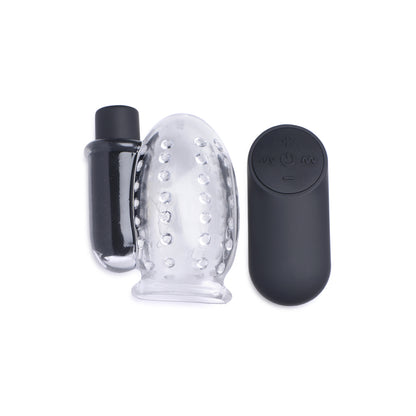Trinity Men 28X Rechargeable Penis Head Teaser W/ Remote Control | 848518043061 | Available at EroticWarehouse.com