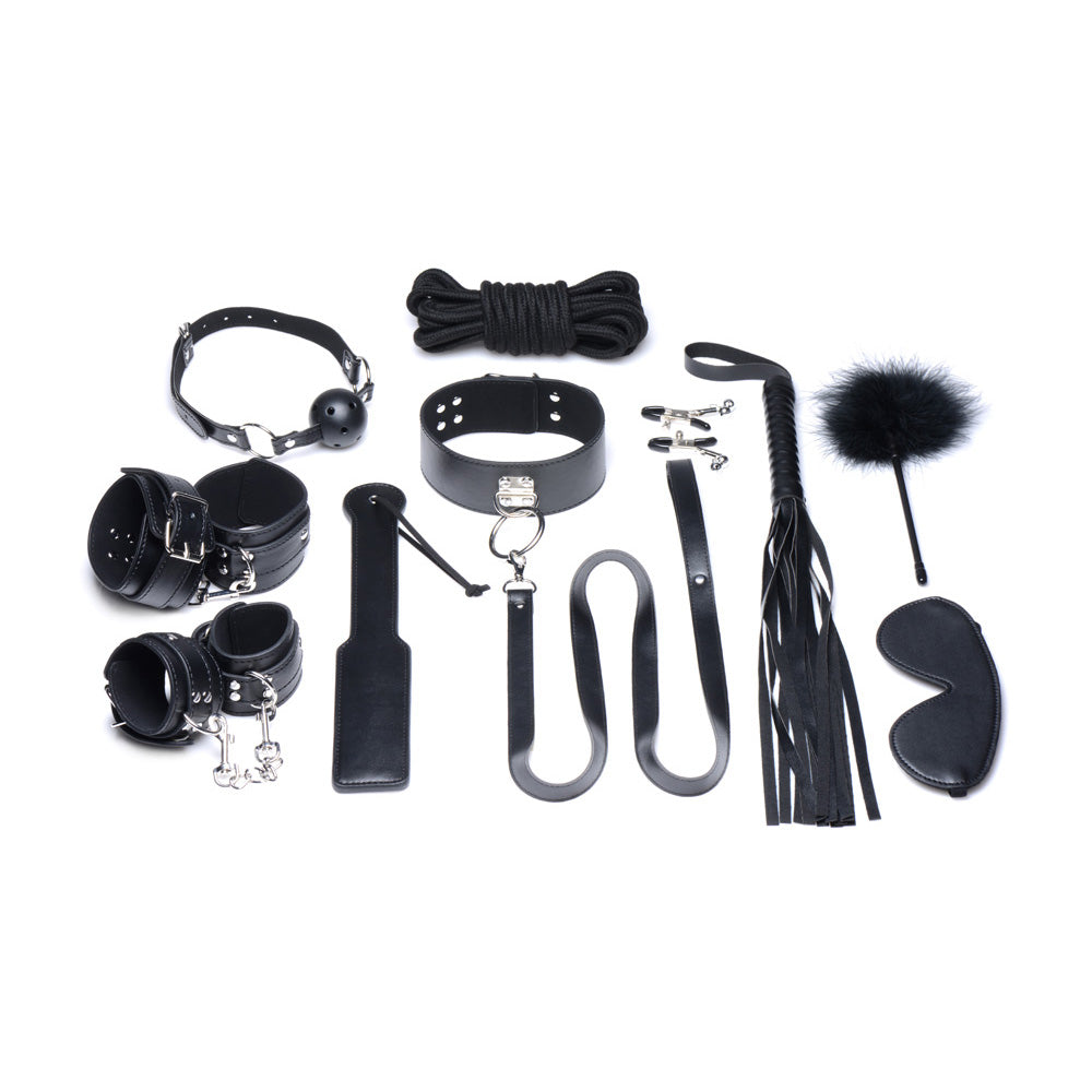 Strict Deluxe 10 Piece Bondage Set | 848518043627 | Available at EroticWarehouse.com