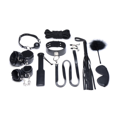 Strict Deluxe 10 Piece Bondage Set | 848518043627 | Available at EroticWarehouse.com