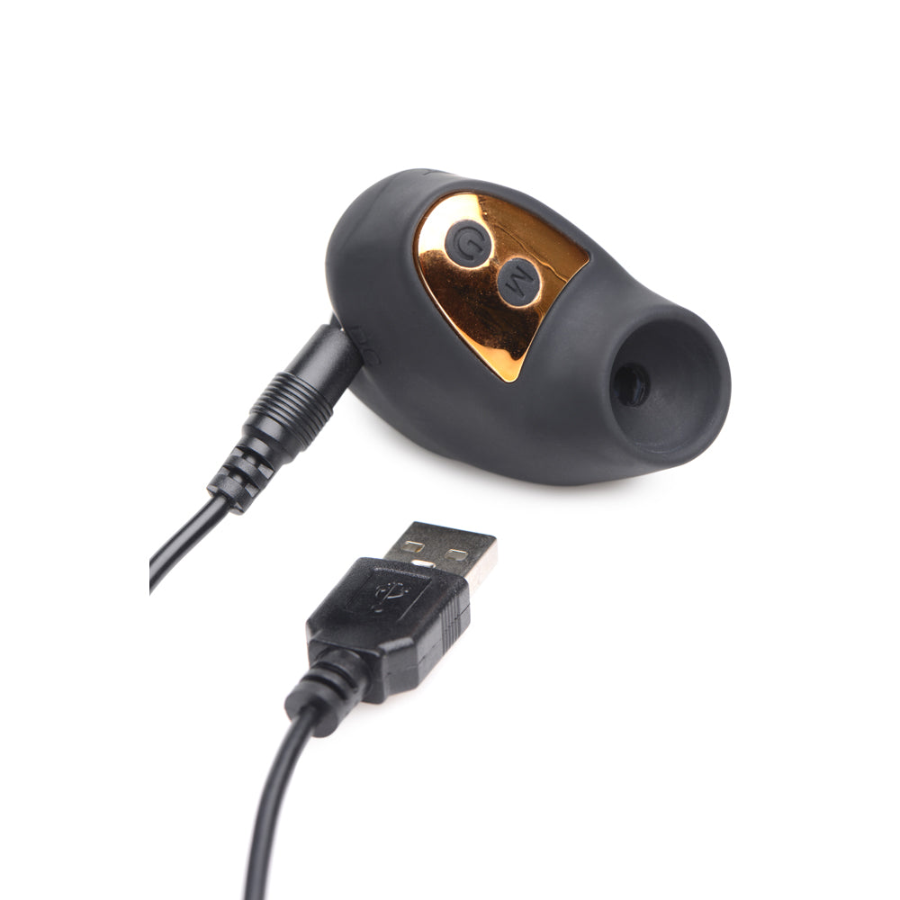 Shegasm Mini 12X Mini Silicone Clit Stimulator Black | 848518043672 | Available at EroticWarehouse.com