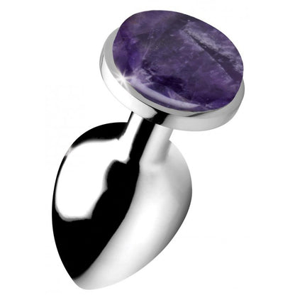 Booty Sparks Gemstones Amethyst Gem Large Anal Plug | 848518043863 | Available at EroticWarehouse.com