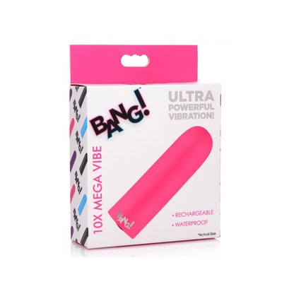 Bang! 10X Mega Silicone Vibrator Pink | 848518044259 | Available at EroticWarehouse.com