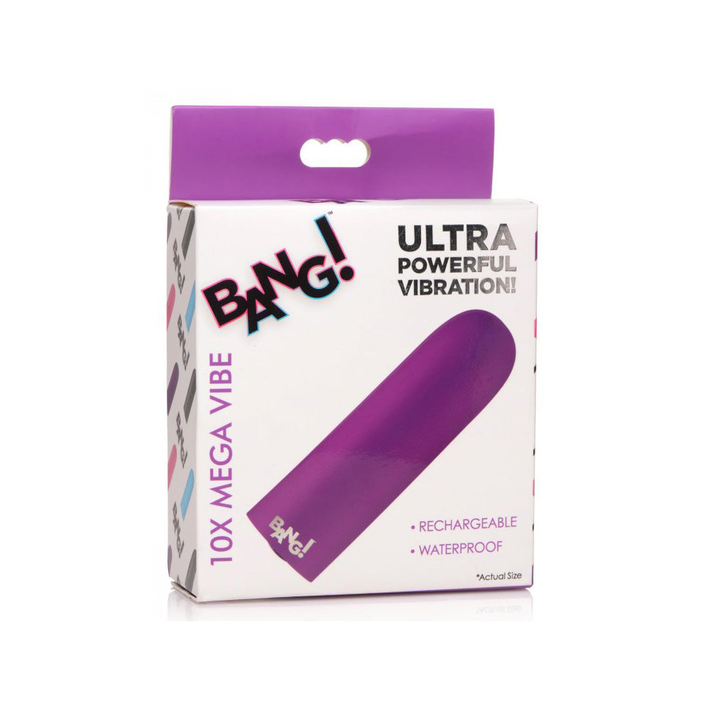 Bang! 10X Mega Silicone Vibrator Purple | 848518044266 | Available at EroticWarehouse.com