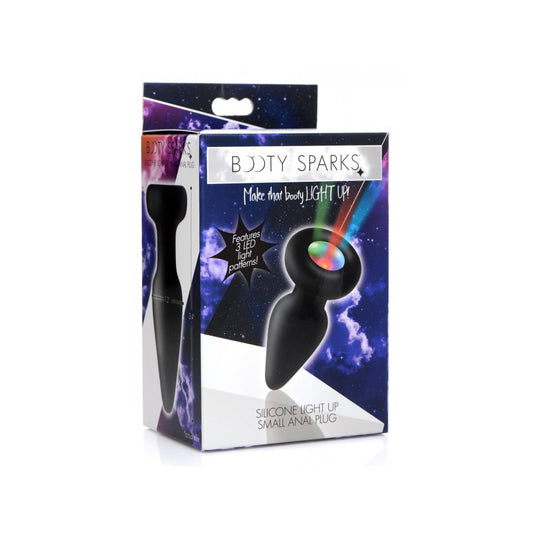 Booty Sparks Silicone Light-Up Small Anal Plug | 848518044426 | Available at EroticWarehouse.com
