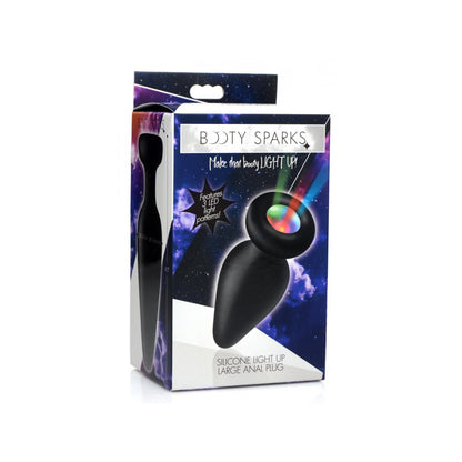 Booty Sparks Silicone Light-Up Large Anal Plug | 848518044440 | Available at EroticWarehouse.com