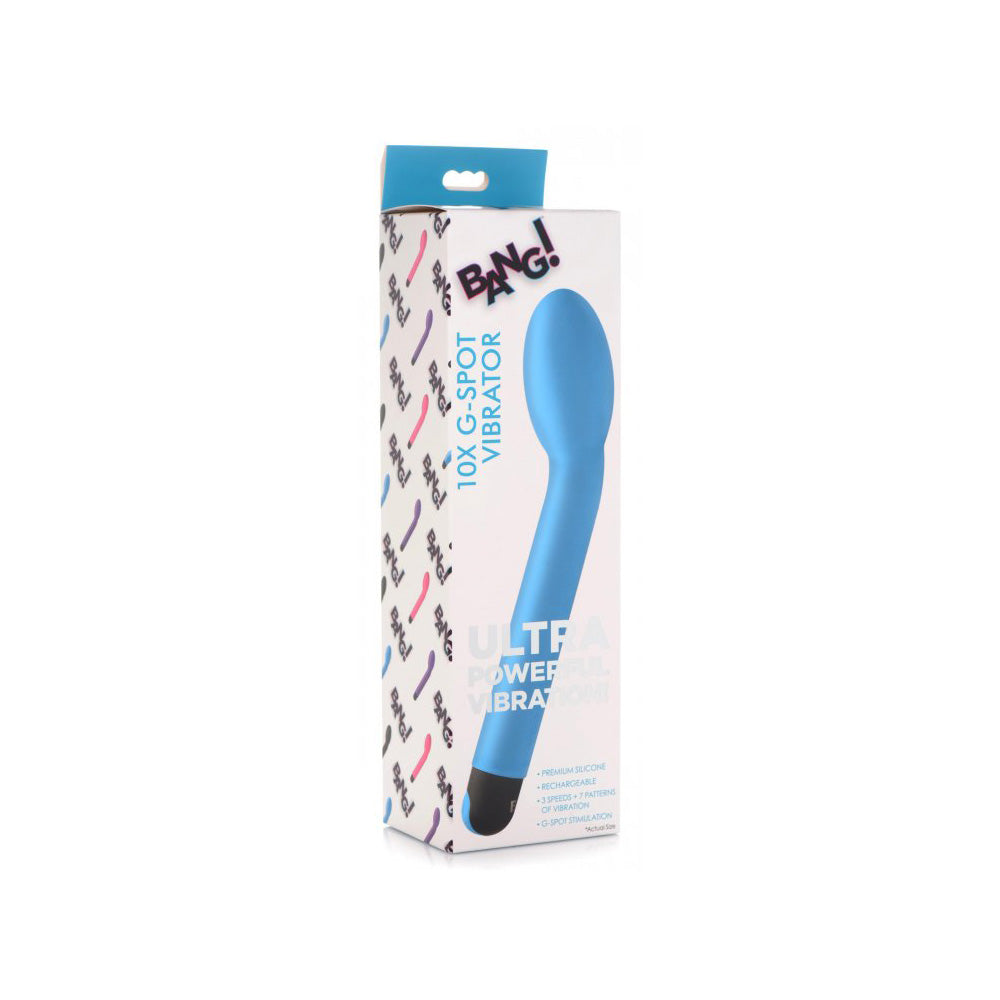 Bang! 10X G-Spot Vibrator Blue | 848518044525 | Available at EroticWarehouse.com