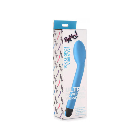 Bang! 10X G-Spot Vibrator Blue | 848518044525 | Available at EroticWarehouse.com