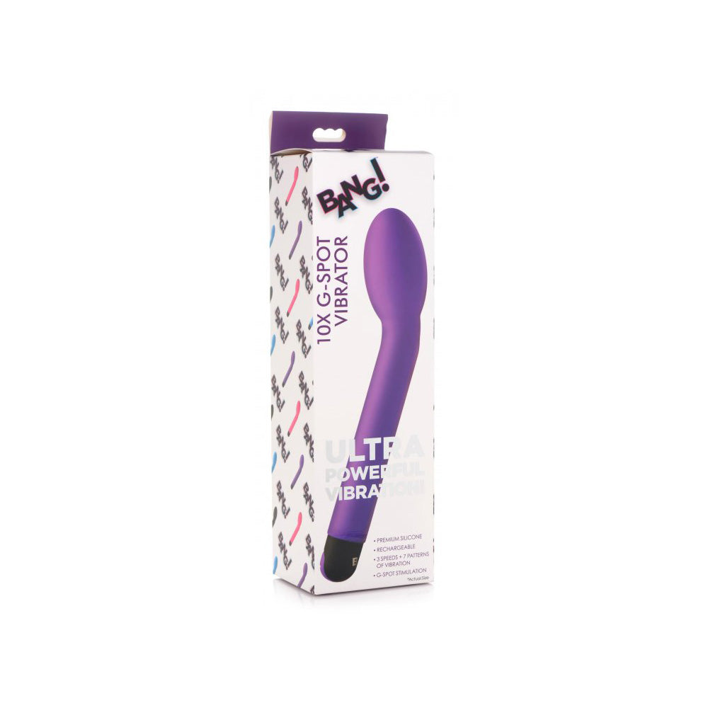 Bang! 10X G-Spot Vibrator Purple | 848518044549 | Available at EroticWarehouse.com