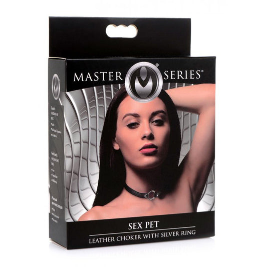 Master Series Slim Collar With O-Ring Black | 848518044563 | Available at EroticWarehouse.com