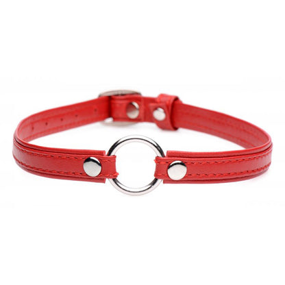 Master Series Slim Collar With O-Ring Red | 848518044570 | Available at EroticWarehouse.com