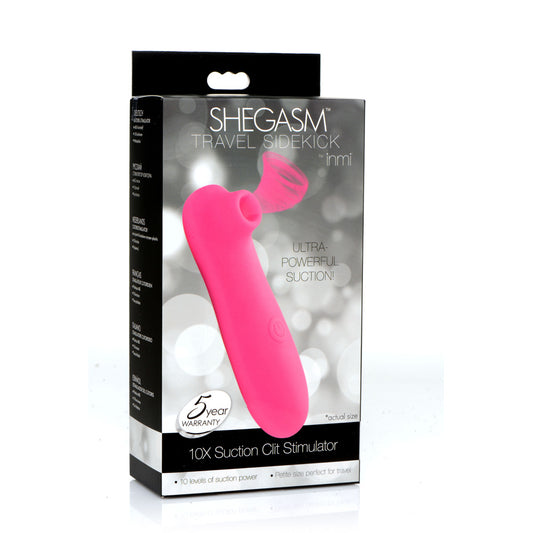 Shegasm Travel Sidekick 10X Suction Clit Stimulator | 848518044914 | Available at EroticWarehouse.com