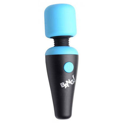Bang! 10X Vibrating Mini Silicone Wand Blue | 848518044990 | Available at EroticWarehouse.com