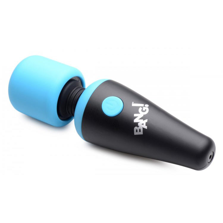 Bang! 10X Vibrating Mini Silicone Wand Blue | 848518044990 | Available at EroticWarehouse.com