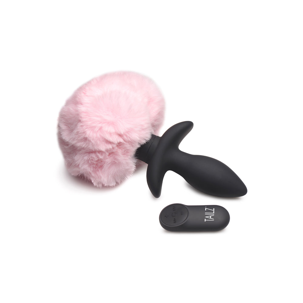 Tailz Moving & Vibrating Bunny Tail Anal Plug W/ Remote | 848518045034 | Available at EroticWarehouse.com