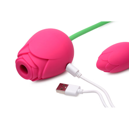 Bloomgasm Rose Duet Pink Sucking Rose & Vibrating Rosette | 848518045089 | Available at EroticWarehouse.com