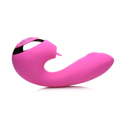Inmi 10X Licking G-Throb Rechargeable Silicone Vibrator | 848518045133 | Available at EroticWarehouse.com