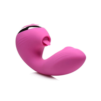 Inmi 10X Licking G-Throb Rechargeable Silicone Vibrator | 848518045133 | Available at EroticWarehouse.com